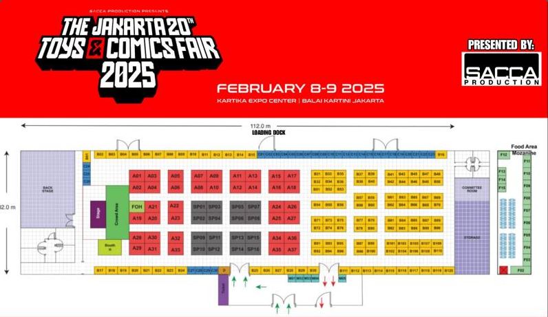 Jakarta Toys Fair 2025 Map
